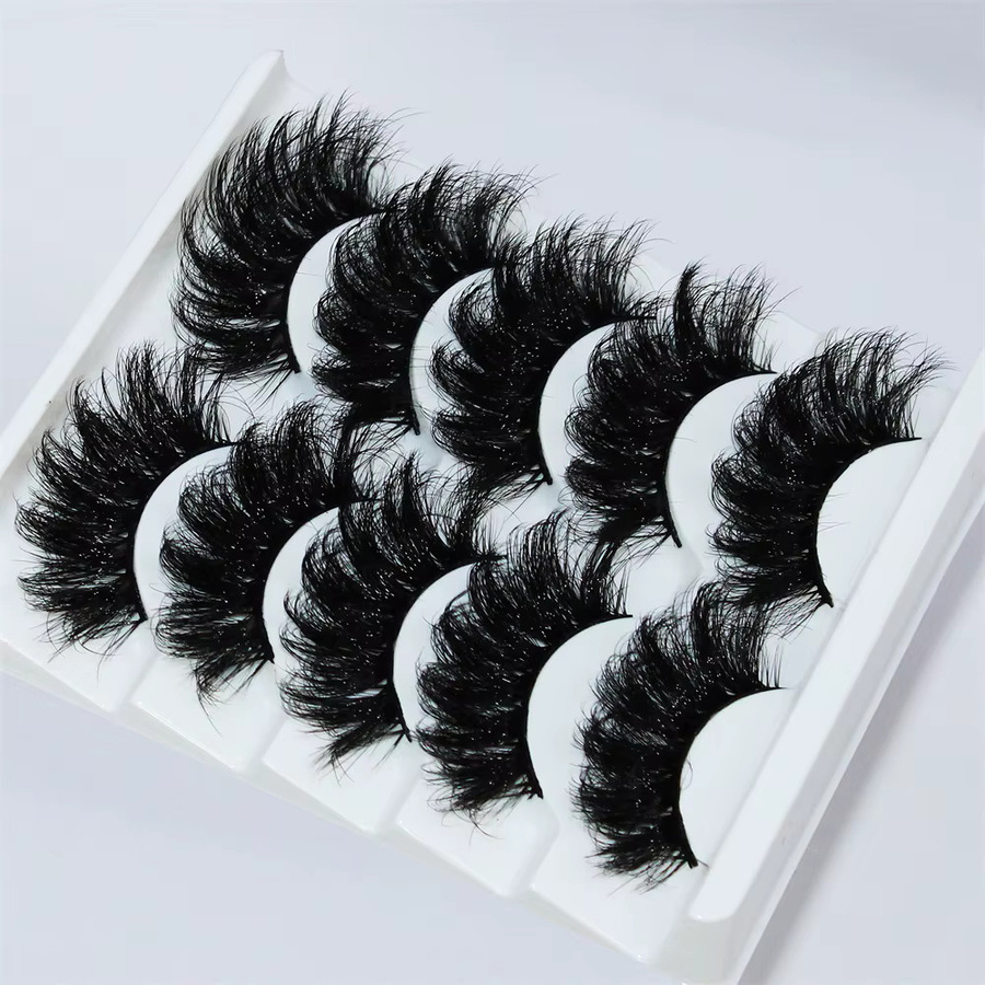 3D Falsche Wimpern, Black, Natürlich, 5 Paare - Bild 3