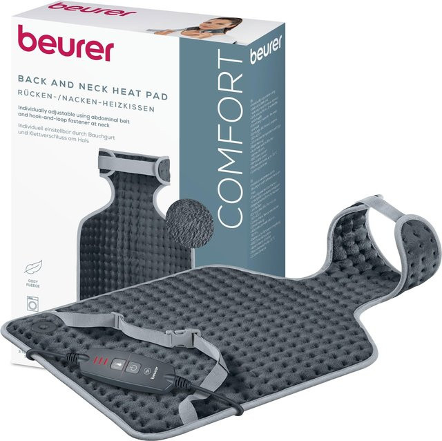 Beurer HK 64 Cosy Grey Rücken- und Nacken Heizkissen in Grau - Bild 2
