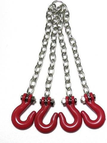 Thicon Models 20122 4-Strang Kette aus Metall in Rot - Bild 1
