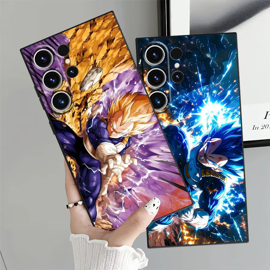 Dragon Ball Dashing Vegeta Soft Rückseite Handyhülle für Samsung Galaxy S21, S24 und weitere Modelle, Multicolor - Bild 2