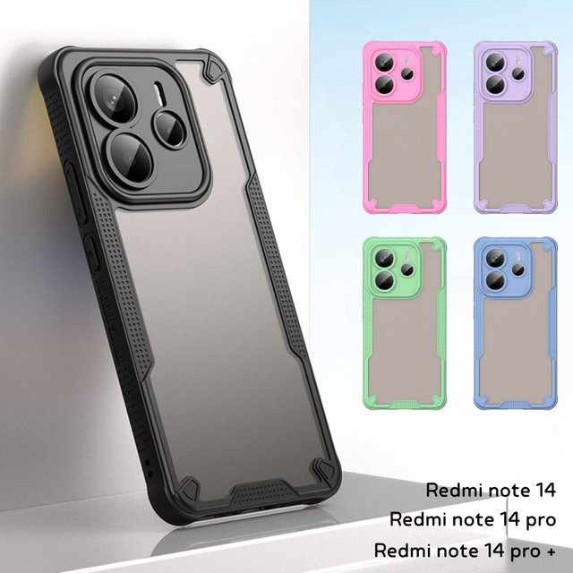 Robuste Hybrid Schutzhülle für Xiaomi Redmi Note 14 Pro 5G und Redmi Note 14 Pro Plus in Lila - Bild 1