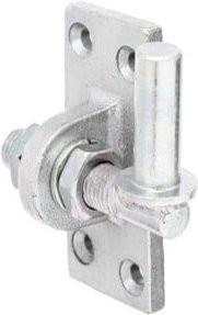 GAH Alberts Kloben zum Anschrauben aus Stahl, galvanisch verzinkt, verstellbar um 20 mm, B/H/T: 10,5 x 4,5 x 0,8 cm - Bild 1