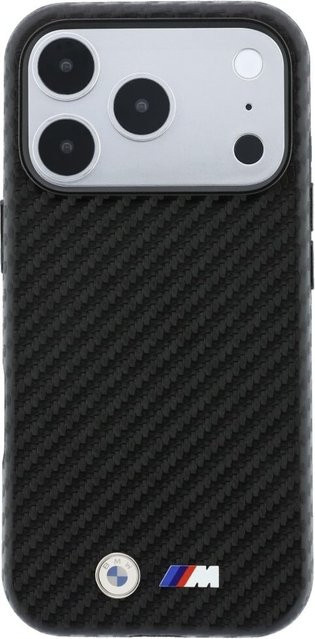 BMW M Carbon Schutzhülle kompatibel mit iPhone 18 Pro Max und iPhone 17 Pro Max in Schwarz - Bild 1