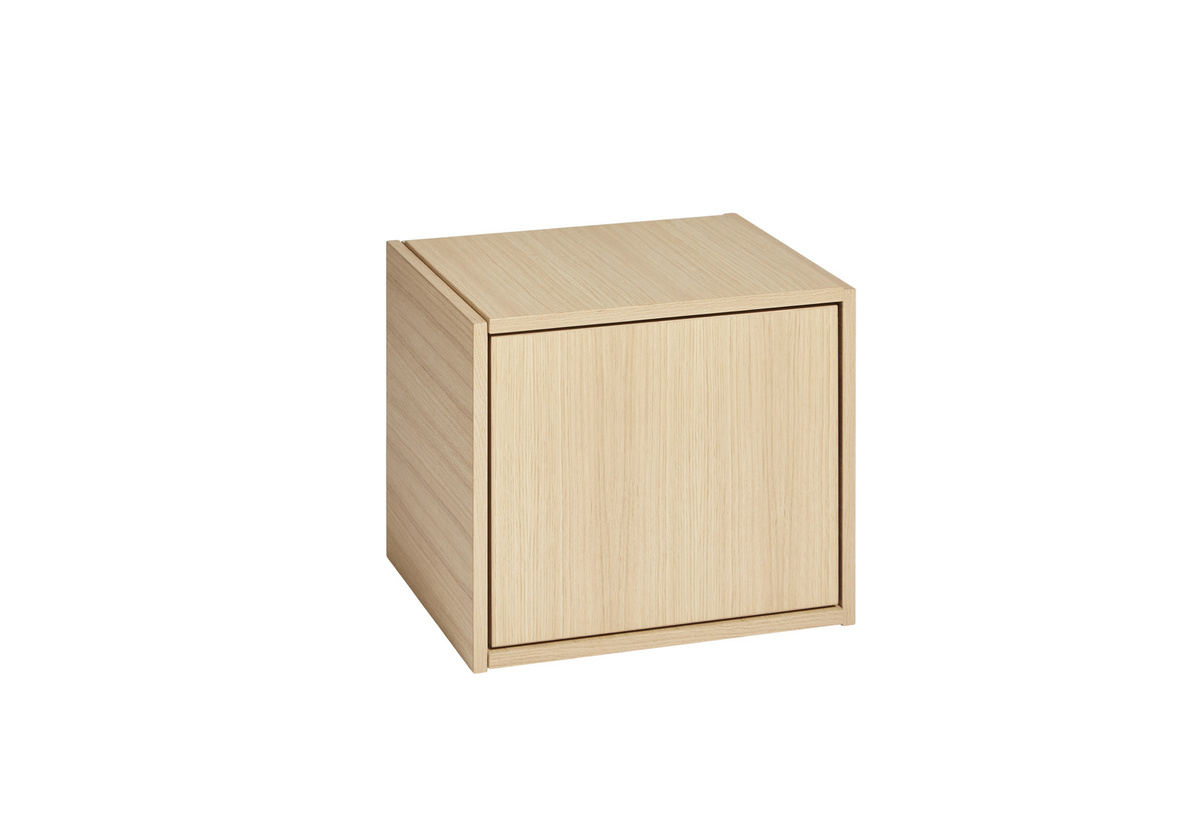 Woud Bricks Cube Wandregal aus Holz in Beige mit mattem Finish - Bild 2