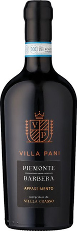 Villa Pani Barbera Appassimento Rotwein, Piemont, 2023, halbtrocken, 0,75 l