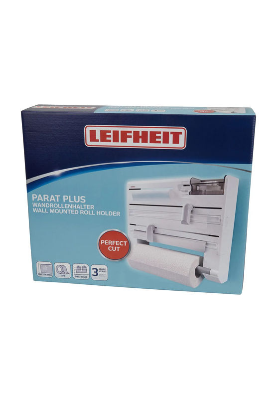 Leifheit Wandrollenhalter Parat Plus ComfortLine mit Ablage in Weiß - Bild 2