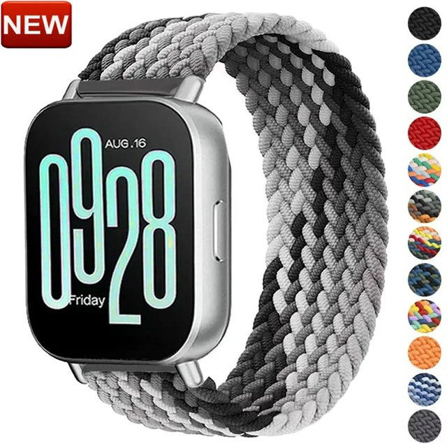 CAOWTAN Uhrenarmband, geflochtenes Nylonband, Bunt, Unisex - Bild 1