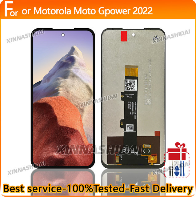 Motorola Moto G Power 2022 LCD Display mit Touchscreen Digitizer Montage Ersatz in Schwarz - Bild 1