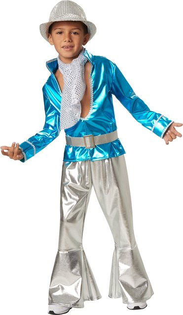 tectake Jungenkostüm Disco Boy, Bunt / Mehrfarbig, Plüsch / Textil - Bild 1