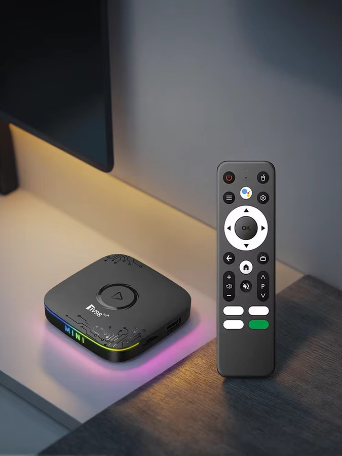 CLIBABIQBOX Android 14 TV-Box mit 8K 4K Auflösung, Dual-WLAN 4G 5G, Rockchip RK3518 und Sprachfernbedienung, Schwarz - Bild 3