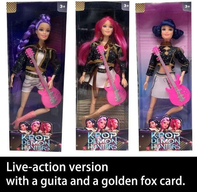 Kpop Demon Hunters Live-Action Figuren, Actionfiguren, Bunte Lichter, ab 14 Jahren - Bild 1
