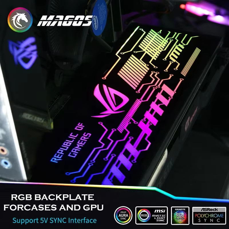 FREEZE MOD DIY RGB-Beleuchtungspanel für PC-Gehäuse in Multicolour mit Symphony A-RGB und AURA SYNC Kompatibilität - Bild 5