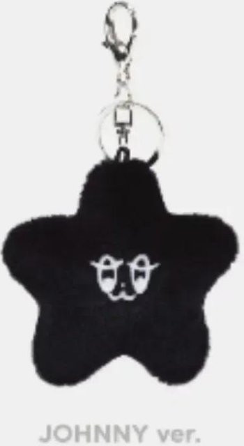 MARK DoYoung HAECHAN TAEYONG Schlüsselanhänger, Schwarz, Herzförmiger Plüschanhänger, Unisex - Bild 1