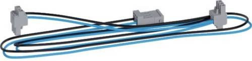 Hager Y-Leitung Universal KU9S115YE mit 1 Stecker und 2 Buchsen, Schwarz/Blau, Länge: 115 cm - Bild 1