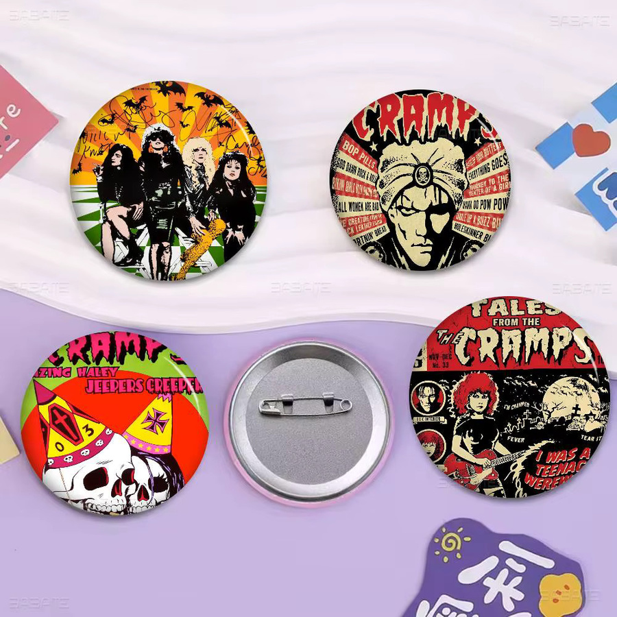 Potdemiel Brosche, Retro Musik, Cartoon, Unisex - Bild 2