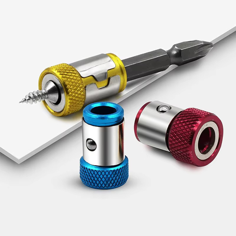 Magnetischer Bit-Halter aus Metall in Silber für elektrische Schraubendreher - Bild 2