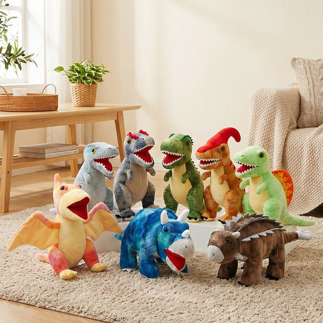 YUZHINUO Dinosaurier Plüschtiere, Jurassic, Tyrannosaurus und Pterosaurier - Bild 1