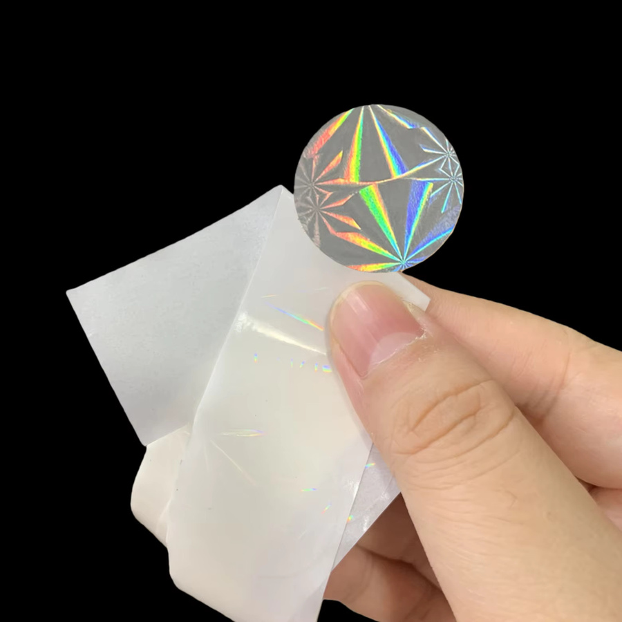 Transparente Laser-Schneeflockenfolie als selbstklebende Siegel und Aufkleber für Geschenkboxen, Pakete und Hochzeits-Einladungen - Bild 5
