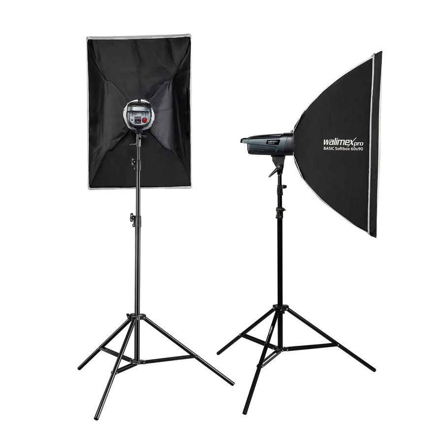 Walimex Pro Emerger 400 Double Studioblitz Set in Schwarz - Bild 2