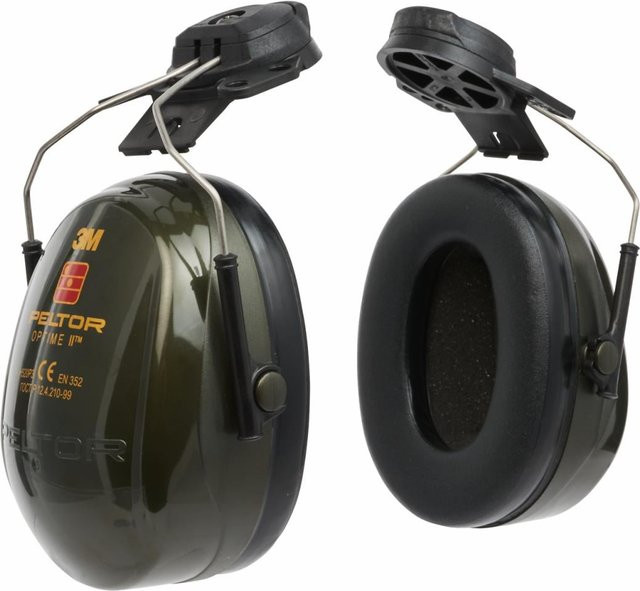 3M Peltor Optime II H520P3E Kapselgehörschutz in Grün mit 31 dB Dämmung nach EN 352 - Bild 3
