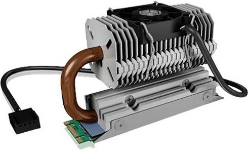 ICY BOX IB-M2HSF-705 M.2 SSD-Kühler für NVMe in Silber (passiv) - Bild 1