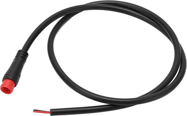 Fishine 2-adriges E-Bike-Verlängerungskabel mit Stecker für 200V AC, Schwarz - Bild 1