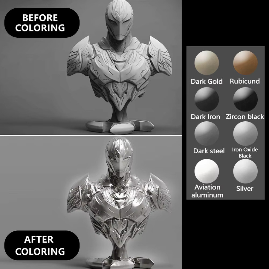 Metallische Acryl-Farbstifte in Grau und Multicolour mit 0,1 mm feiner Spitze für Spielzeugmodelle und Ausbesserungsmalerei - Bild 4