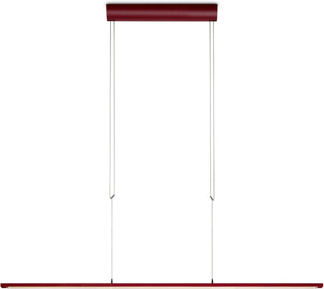 Oligo Lisgo Sky Straight LED-Pendelleuchte in Rot Matt mit dimmbarer Warmweiß Lichtquelle (2700K) - Bild 1