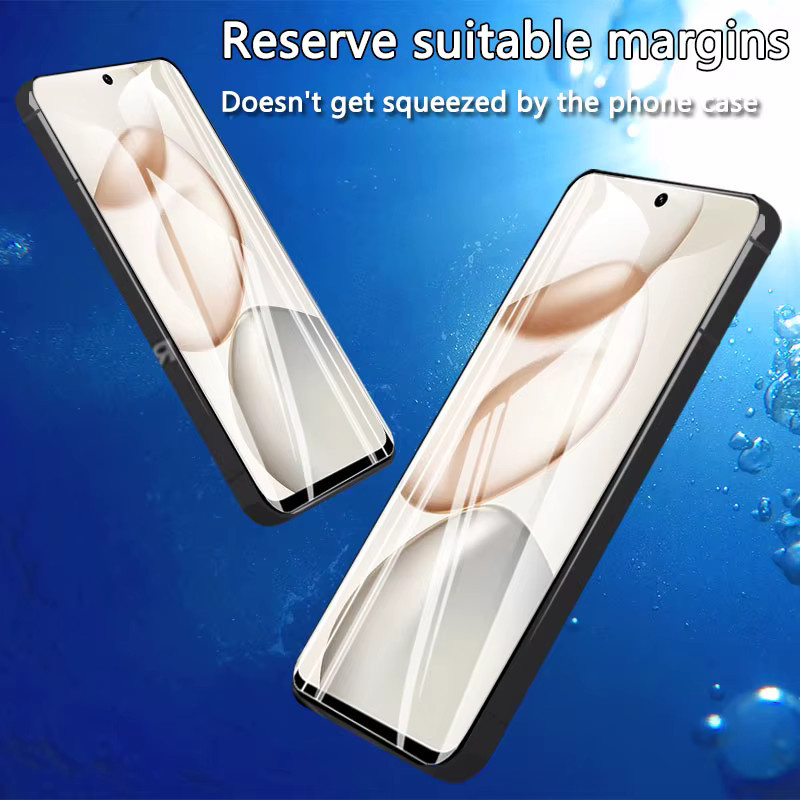 Displayschutzfolie aus gehärtetem Glas für Honor 400 Smart 4G, transparent, 9H Härtegrad, kratzfest und fingerabdruckarm - Bild 3