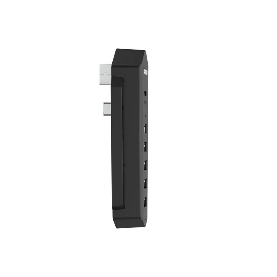 Hama 6in1 USB-Hub für PlayStation 5, 1x USB-C und 5x USB-A, Schwarz - Bild 2