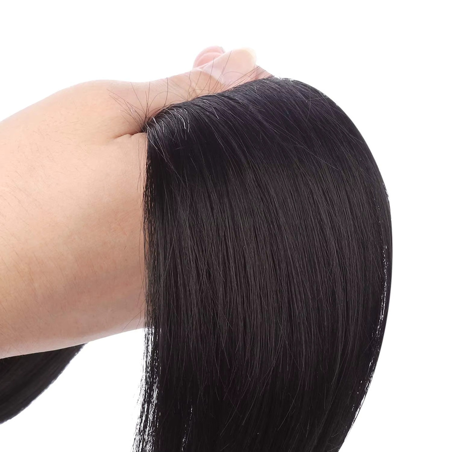 xbeauty Haarverlängerung Pferdeschwanz, 100 g, Schwarz, 100 % Echthaar - Bild 4
