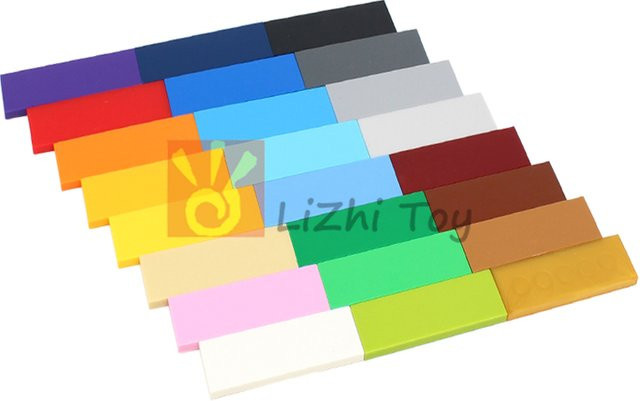 jile MOC Fliesenfiguren, 50-teiliges Set, Weiß, Bunt / Mehrfarbig - Bild 1