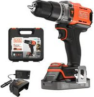 Black+Decker POWERCONNECT Akku-Schlagbohrschrauber BCD383D1XK, 18V, Orange-Schwarz - Bild 1