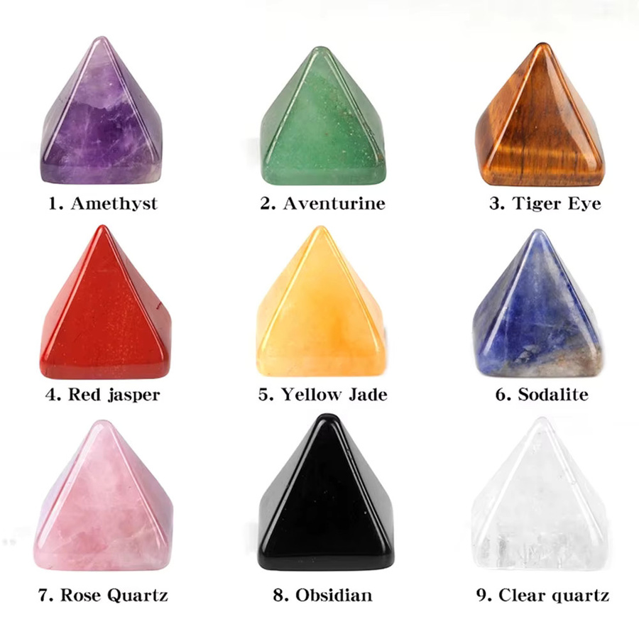 Kristall Pendel, Amethyst, Rosenquarz, Bunt, Unisex - Bild 2
