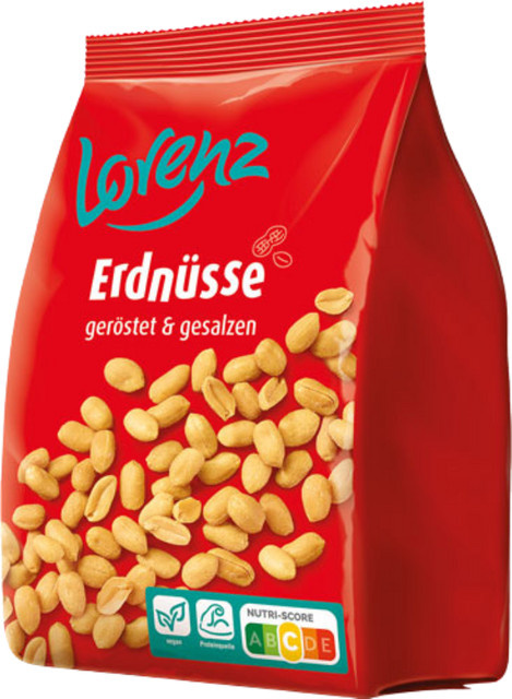 Lorenz Erdnüsse geröstet gesalzen 1 kg - Bild 1