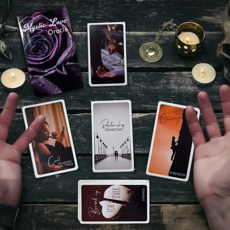 Mystische Liebesorakel-Karten Tarotkarten Brettspiel - Bild 4
