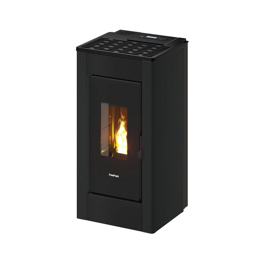 Freepoint Pelletofen Sharp 7 in Anthrazit mit 7 kW Leistung und WLAN-Funktion - Bild 2