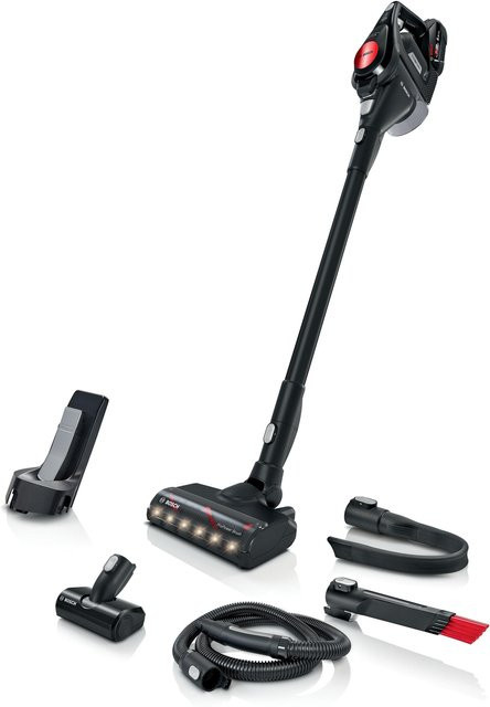 Bosch Unlimited 8 Gen 2 Akku Staubsauger, Schwarz, Beutellos mit LED-Scheinwerfer und waschbarem Filter - Bild 1