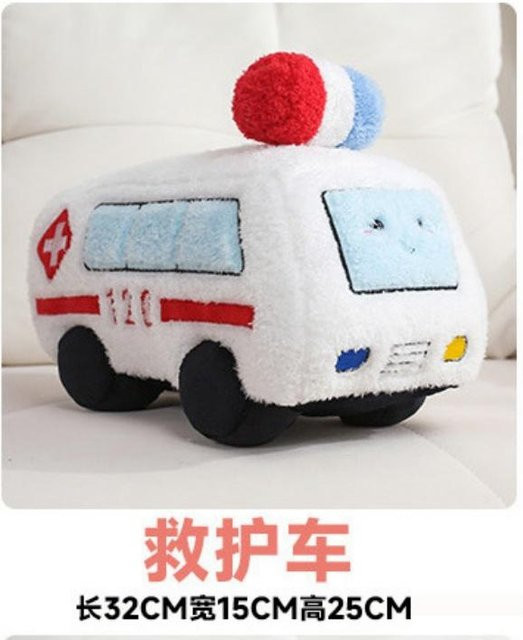 Yiran toy Verschiedene Transportfahrzeuge Plüschtiere, Bunt / Mehrfarbig - Bild 1