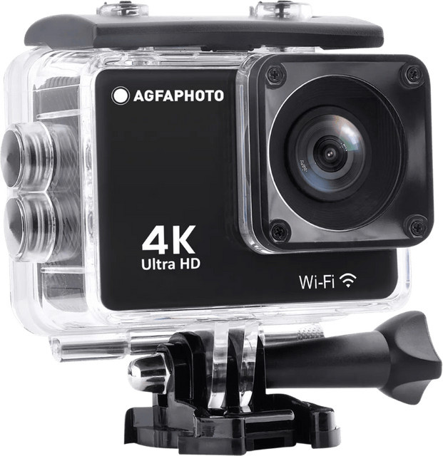 Agfa Photo Action Cam AC 9000 Action Camera in Schwarz mit Bluetooth und Wi-Fi - Bild 1