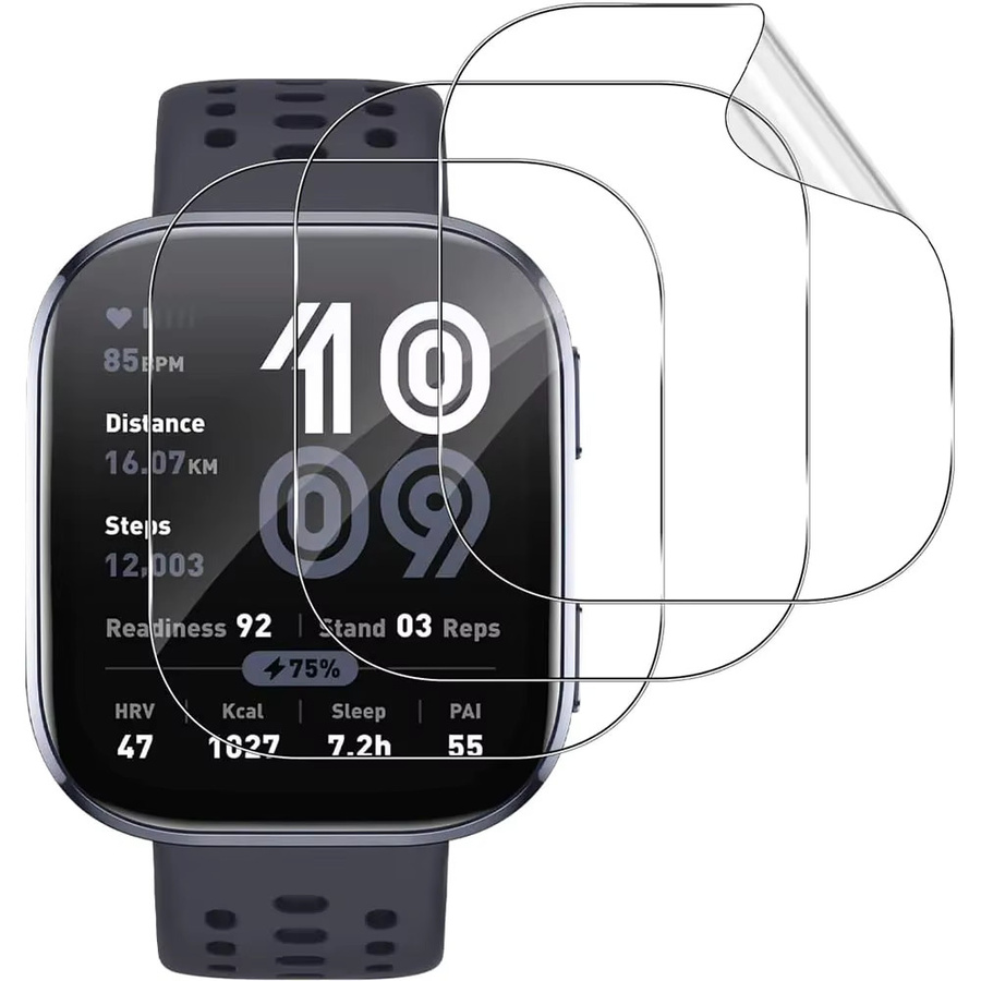 Displayschutzfolie Amazfit Bip 6 Bip 5, TPU-Hydrogel, transparent - Bild 6