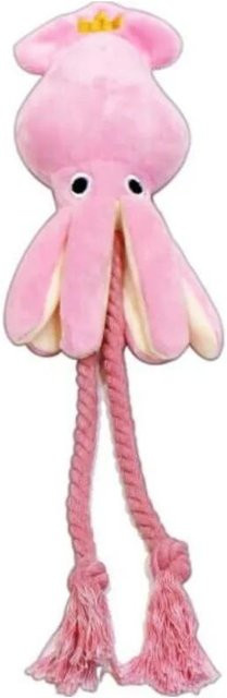 BC Pet Supplies Oktopus Plüsch Hundespielzeug, Rosa, Quietschspielzeug - Bild 1