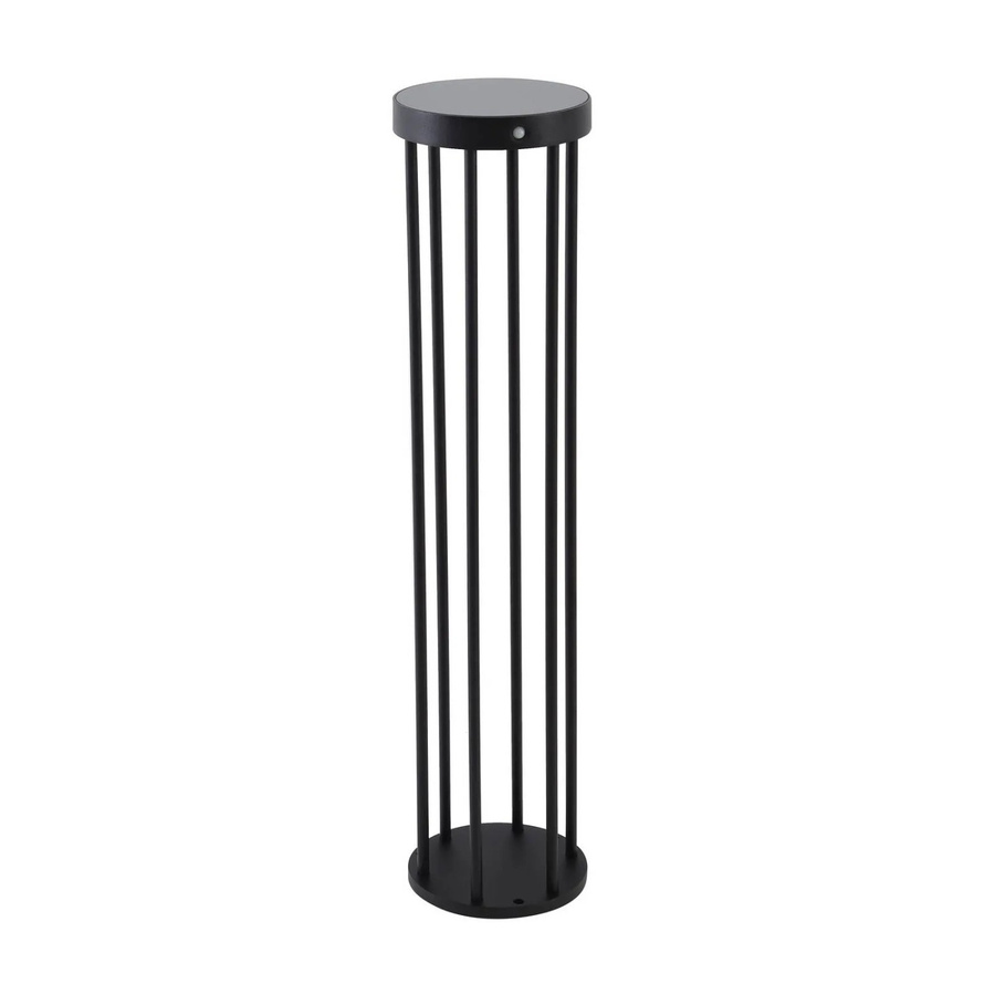 Lucande Evelis LED Solarleuchte mit Bewegungsmelder aus Aluminium in Schwarz - Bild 2