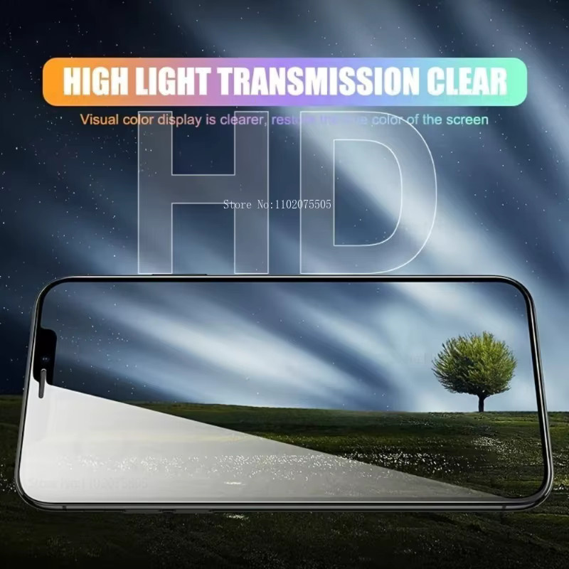 HKZS 4er-Set 9D Full Cover Panzerglas für iPhone, Displayschutz Transparent - Bild 6
