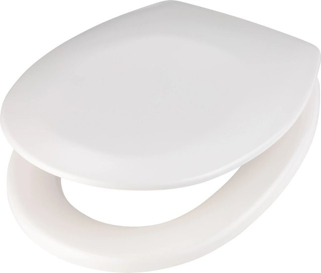 baliv WC-Sitz Abuna aus Duroplast in Weiß mit ovaler Form und Schraubbefestigung - Bild 1