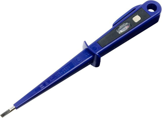LUX-TOOLS Euro-Spannungsprüfer 125 V - 250 V in Blau, Länge: 150 mm - Bild 1
