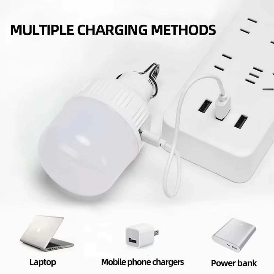 ESMARTER USB-aufladbare LED-Notbeleuchtung in Weiß für Camping und Outdoor - Bild 4