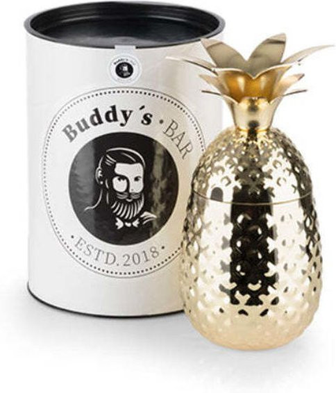 APS Becher PINEAPPLE aus Edelstahl in Gold, 500 ml - Bild 1