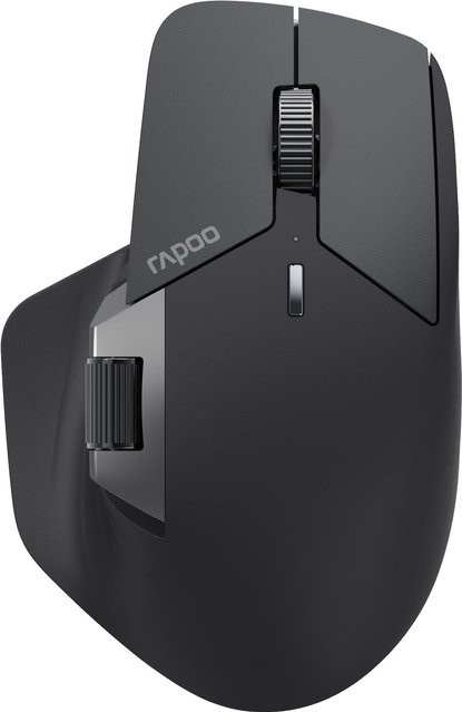 Rapoo MT760M Kabellose Multi-Mode-Maus mit Bluetooth in Grauschwarz - Bild 1