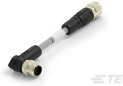 TE Connectivity TAA75AA1611-060 Sensor-Aktor-Steckverbinder konfektioniert in Schwarz - Bild 1